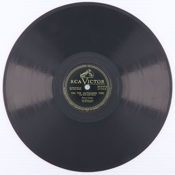 Perry Como – Hoop-Dee-Doo / On The Outgoing Tide 1950 10" 78 rpm Record 20-3747 - Picture 4 of 16